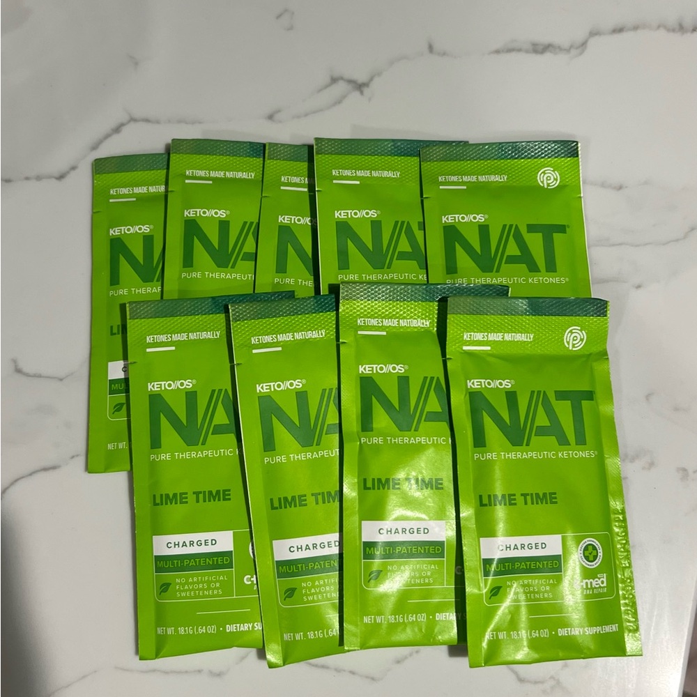 Pruvit Keto OS NAT Lime Time Supplement Caffeinated